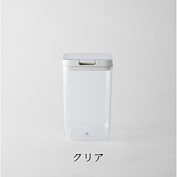 マーナ 保存容器 トール K763 ワンタッチ クリア ホワイト 調味料入れ 調味料 パッキン 容器 仕分け 保存容器 スッキリ しっかり閉まる GOOD LOCK CONTAINER marna