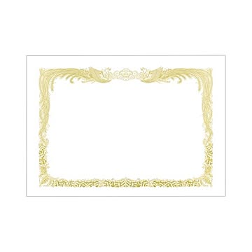 (まとめ) TANOSEE 賞状用紙 白 B5 タテ書用 1冊（10枚）  【×30セット】