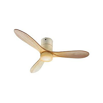 JAVALO ELF JE-CF017 シーリングファンライト LED内蔵 電球色 リモコン付き 省エネ ナチュラル×ホワイト