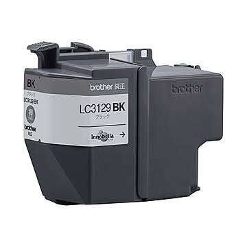 （まとめ）ブラザー インクカートリッジ ブラックLC3129BK 1個 ×2セット