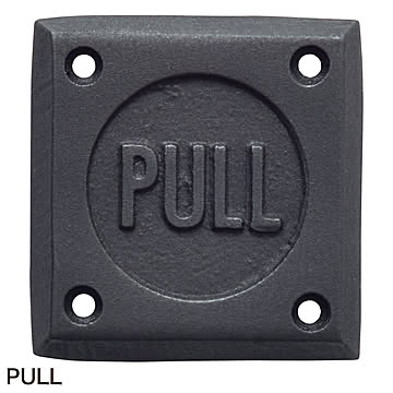 サインプレート PUSH PULL (go634244)