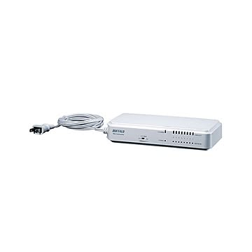 (まとめ）バッファロー レイヤー2ノン・インテリジェントスイッチ タップ型モデル Giga対応 8ポート BS-G2108UR-TP 1台【×3セット】