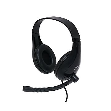ミヨシ USBヘッドセッド スタンダートタイプ UHP-03/BK