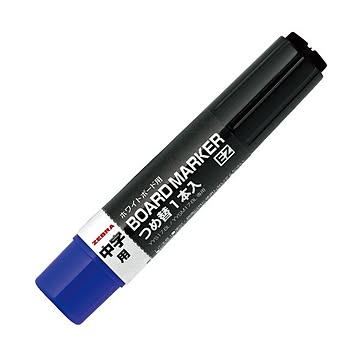 (まとめ) ゼブラ ボードマーカーEZ 中字用つめ替カートリッジ 青 RYYS17-BL 1本  【×100セット】