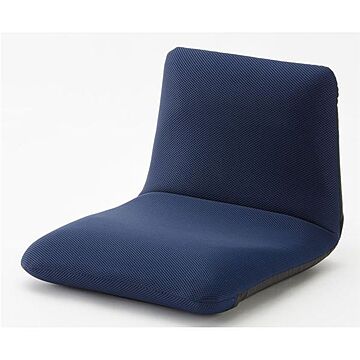 背筋ピン 座椅子 パーソナルチェア Sサイズ ブルー メッシュ生地 スチールパイプ 日本製