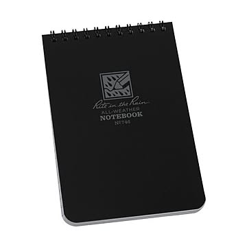 （まとめ） ライトインザレイン トップスパイラルノートブック ユニバーサル ブラック 746 1冊 ×5セット