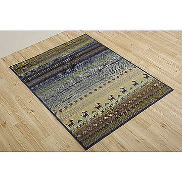 イケヒコ・コーポレーション ラディ デスクカーペット 100×130cm グリーン