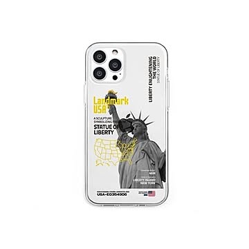 dparks ソフトクリアケース for iPhone 13 Pro LANDMARK-USA DS21183i13P