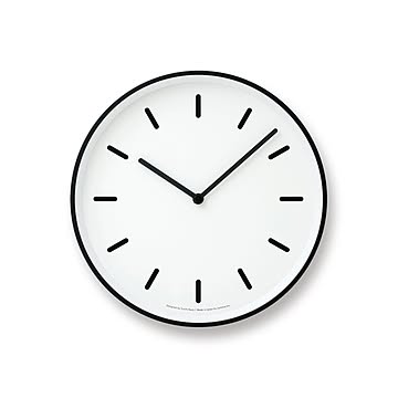 Lemnos レムノス CASA MONO Clock モノ クロック LC10-20 掛時計 掛け時計 デザイン時計 アルミ鋳物 手作り シンプル モノトーン