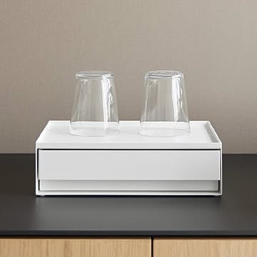 山崎実業 トレー付きアメニティ引き出し収納 タワー towe