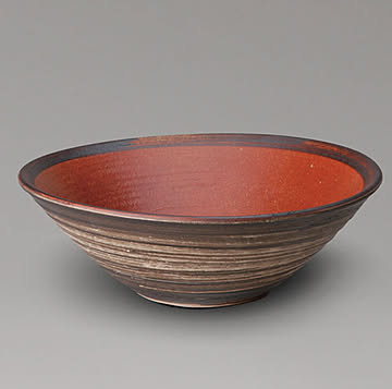 信楽焼 刷毛目手洗鉢 直径34cm