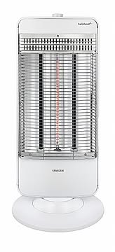 YAMAZEN ツインヒートPKUS カーボンヒーター シーズヒーター DBC-L121マットホワイト
