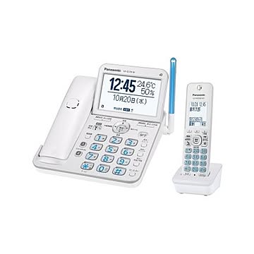 パナソニック Panasonic 電話機 VE－GD78DL W コードレス電話機 子機1台付き パールホワイト