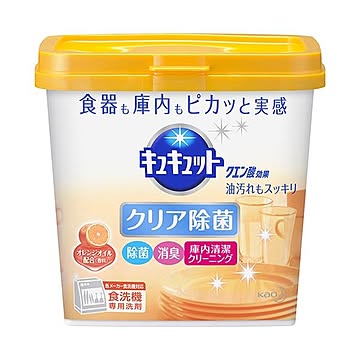 （まとめ）花王 食器洗い乾燥機専用キュキュットクエン酸効果 オレンジオイル配合 本体 680g 1個【×10セット】