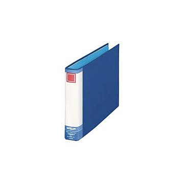 パイプ式ファイル B4-E 30mmとじ ブルー 10冊パック