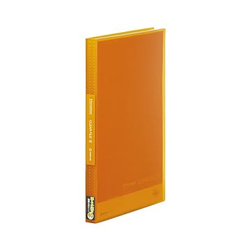 （まとめ） キングジム シンプリーズ クリアーファイル A4タテ型 40ポケット オレンジ 【×10セット】