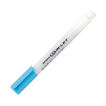 (まとめ) ゼブラ 蛍光インレット 青 WKS9-BL 1本 【×300セット】