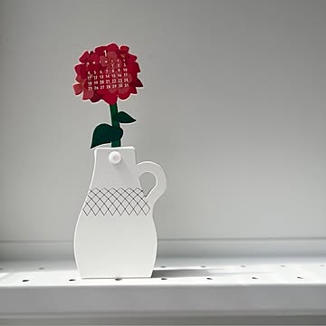 good morning calendar 2026   Flowers  グッドモーニングカレンダー2026