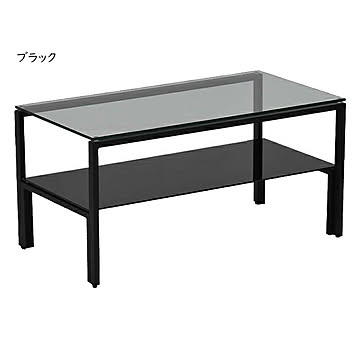 ガラスセンターテーブル 組立式 ONTB0293 幅750x奥行400x高さ375mm B.Bファニシング