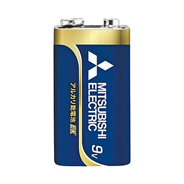 （まとめ） 三菱電機 乾電池 6LF22EXD／1S 9V×10セット