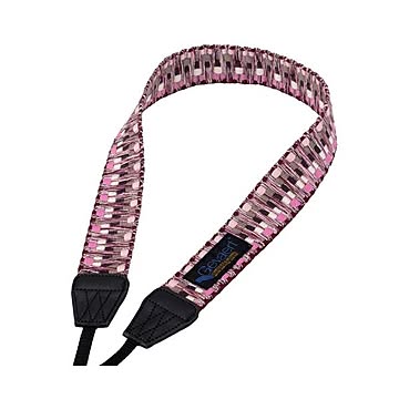 エツミ Gevaert カメラストラップ ビビッドシャギー ピンク VGV-001