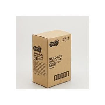 （まとめ） TANOSEE 感熱FAXロール紙 B4 幅257mm×長さ30m 芯内径1インチ 表発色 1セット（6本） 【×3セット】