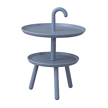 東谷 クッカ サイドテーブル φ42×H55 ブルー 2段 全3色