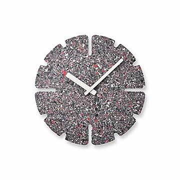 Lemnos レムノス PANECO CLOCK STONE パネコ クロック ストーン HIL22-11 掛時計 掛け時計 ウォールクロック 壁掛け時計 サステナブル リサイクル原料