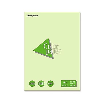 まとめ 長門屋商店 Color Paper B5 厚口 若草 ナ-4306 1冊100枚  ×30セット