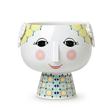 ビヨン・ヴィンブラッド EVA フラワーポット 15cm イエロー