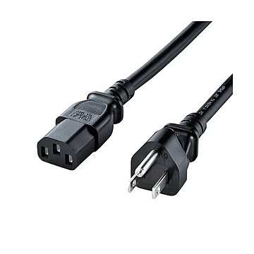 (まとめ)サンワサプライ 電源コード KB-D3247A×5セット