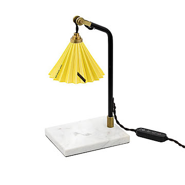 ORIGAMI LAMP オリガミランプ キャンドルウォーマー イエロー  キャンドルウォーマー ライト オリガミランプ キャンドルウォーマー 大理石 間接照明