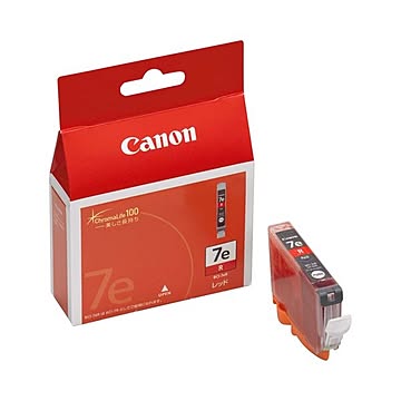 （まとめ） キャノン Canon インクタンク BCI-7eR レッド 0370B001 1個 【×4セット】