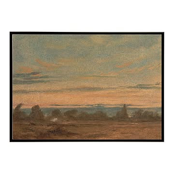 世界の古い絵画 レトロポスター デジタルリマスターSummer Evening Lands【bn-poster-4401】