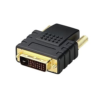 まとめエレコム HDMI DVI変換アダプタHDMIメス-DVI-D24pinオス AD-HTD 1個×2セット