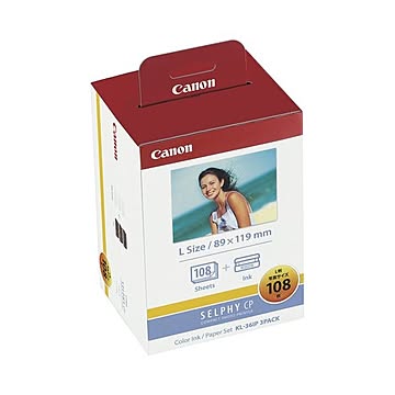 （まとめ）キヤノン カラーインク/ペーパーセットKL-36IP 3P 0702B001 1セット（3パック）【×2セット】
