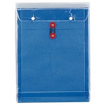 (まとめ) ピース マチヒモ付ビニール保存袋 レザック 角0 184g/m2 青 922 1枚 【×10セット】