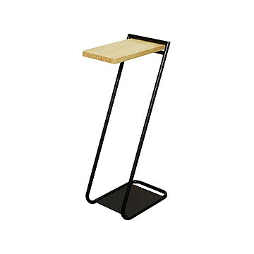 COLLEND Z型 サイドテーブル Iron Leg Sサイズ ナイトテーブル コーヒーテーブル ベッドサイドテーブル 木製 ナチュラル
