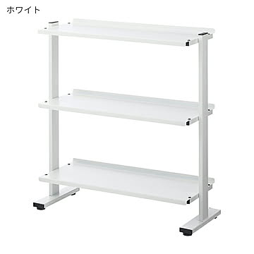 ディスプレイ 組立式 2WAYラック 3D DIS-73 幅80.5x奥行31x高さ85.5/91cm 東谷