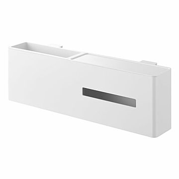 tower タワー (山崎実業) 引っ掛けティッシュケース＆ダストボックス Hanging Tissue Holder With Dustbin ティッシュボックス 詰め替え シンプル スリム ゴミ箱