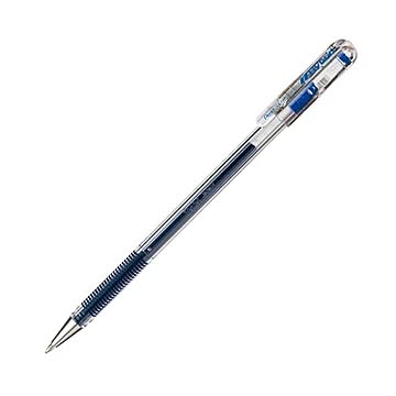 (まとめ) ぺんてる ゲルインクボールペン ハイブリッド 0.5mm 青 業務用パック EK105-GC 1箱(10本) 【×10セット】