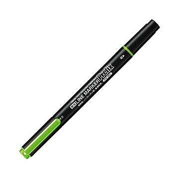 （まとめ） コクヨ蛍光OAマーカー（再生樹脂・ツイン） プリフィクス 中字+細字 緑 PM-L202G 1セット（10本） ×5セット