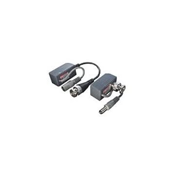 （まとめ）変換名人 映像+電源 LANケーブル延長 VP-LAN100【×2セット】