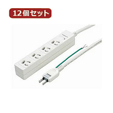 YAZAWA 12個セット 3P抜け止めマグネットタップ Y02JKNP402WHX12 管理No. 4560352863471