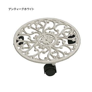 プランタースタンド キャスター付 2個セット IF-N0036-2P 幅275x奥行275x高さ70mm 住まいスタイル