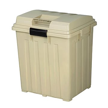連結ハンドルペール ゴミ箱 96リットル 96L 蓋つき 屋外 ダストボックス おしゃれ フタ付き シンプル ベージュ カーキ S-R90