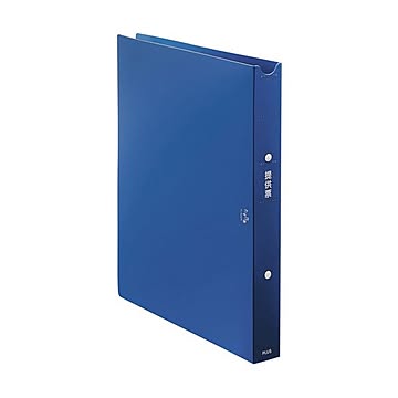 （まとめ）プラス たすけあ 提供票ファイルA4タテ ネイビー FL-806RF 1冊【×10セット】