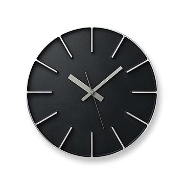 Lemnos レムノス DESIGN OBJECTS edge clock エッジクロック AZ 24-08 掛時計 掛け時計 ウォールクロック スイープムーブメント スイープセコンド φ29cm