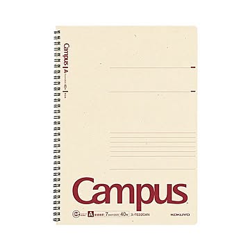 (まとめ) コクヨ キャンパス 再生紙ツインリングノート A4 A罫 40枚 ス-TE220AN 1冊  【×30セット】