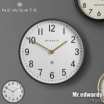 NEWGATE ニューゲート Mr.edwards ミスターエドワーズ TR-4319  掛け時計 ウォールクロック アナログ 直径45cm 電池式 イギリスブランド レトロ アンティーク